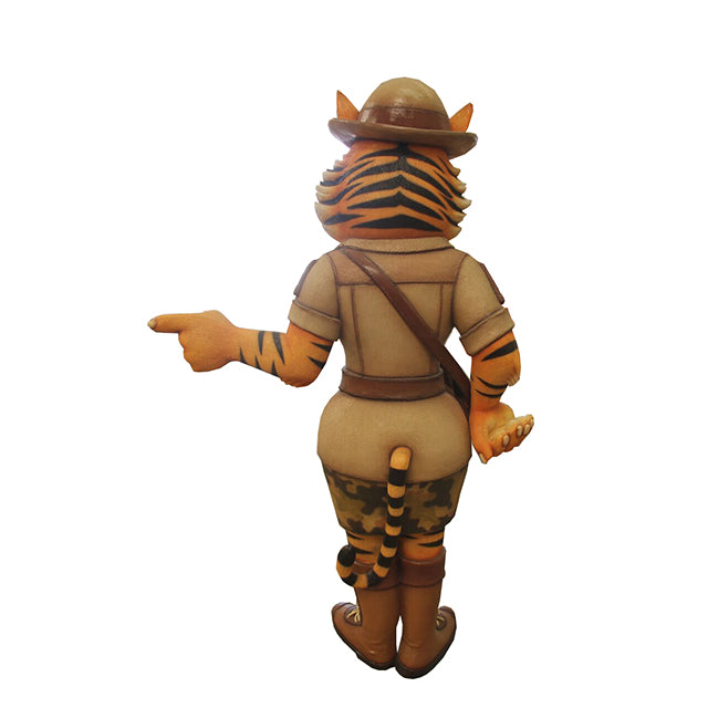 Comic Tigress Explorer Life Size Statue
