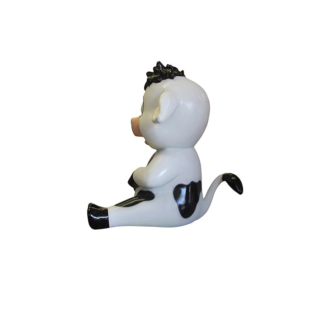 Comic Calf Life Size Statue