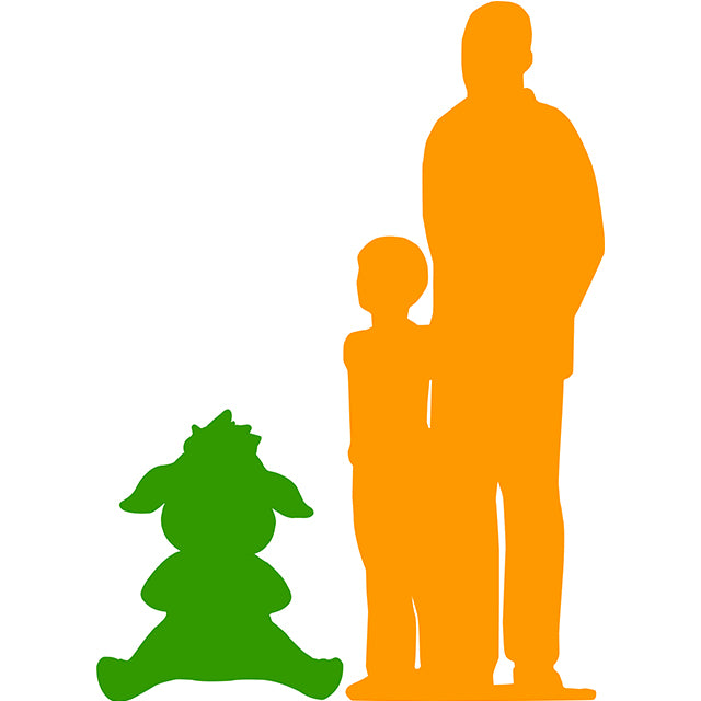 Comic Calf Life Size Statue