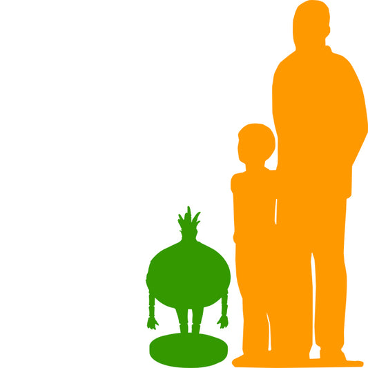 Rotten Onion Over Sized Fruit Statue