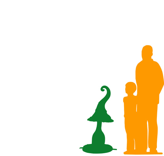 Dotted Mushroom Over Sized Statue