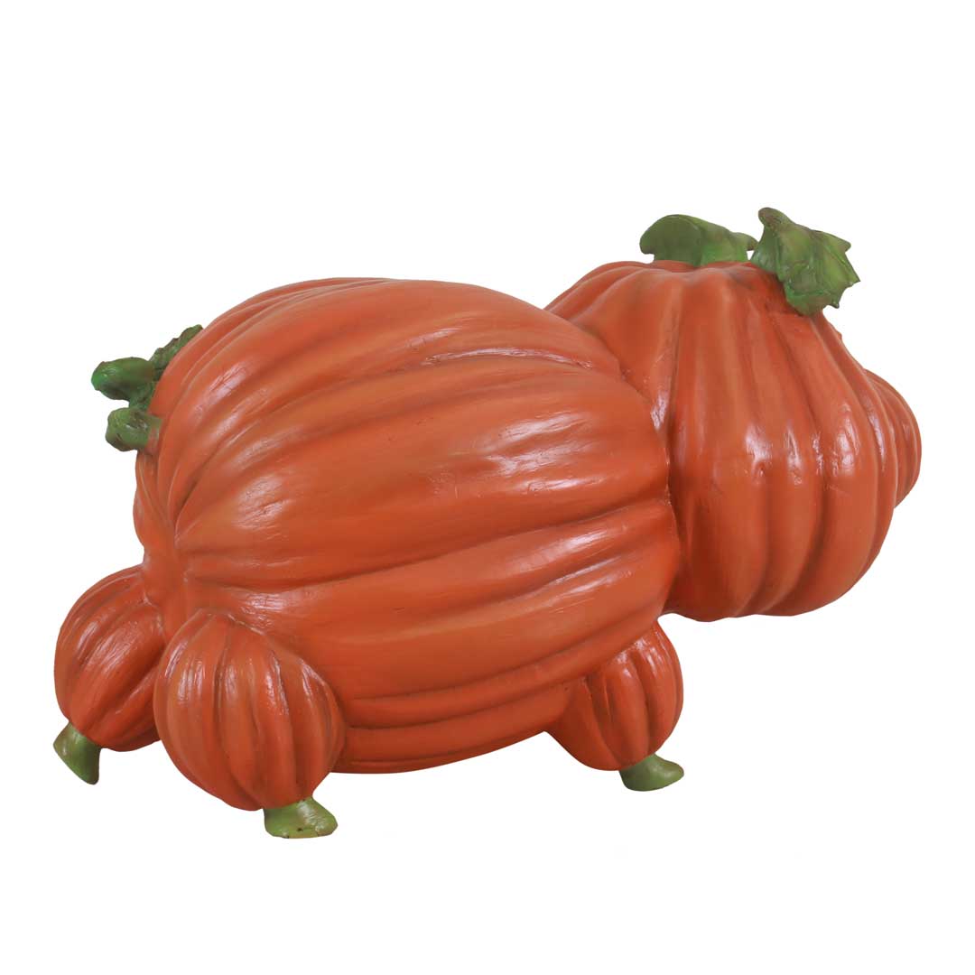 Pumpkin Pig Light Over Sized Statue