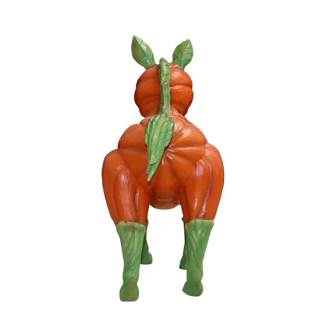 Pumpkin Horse Light Over Sized Statue