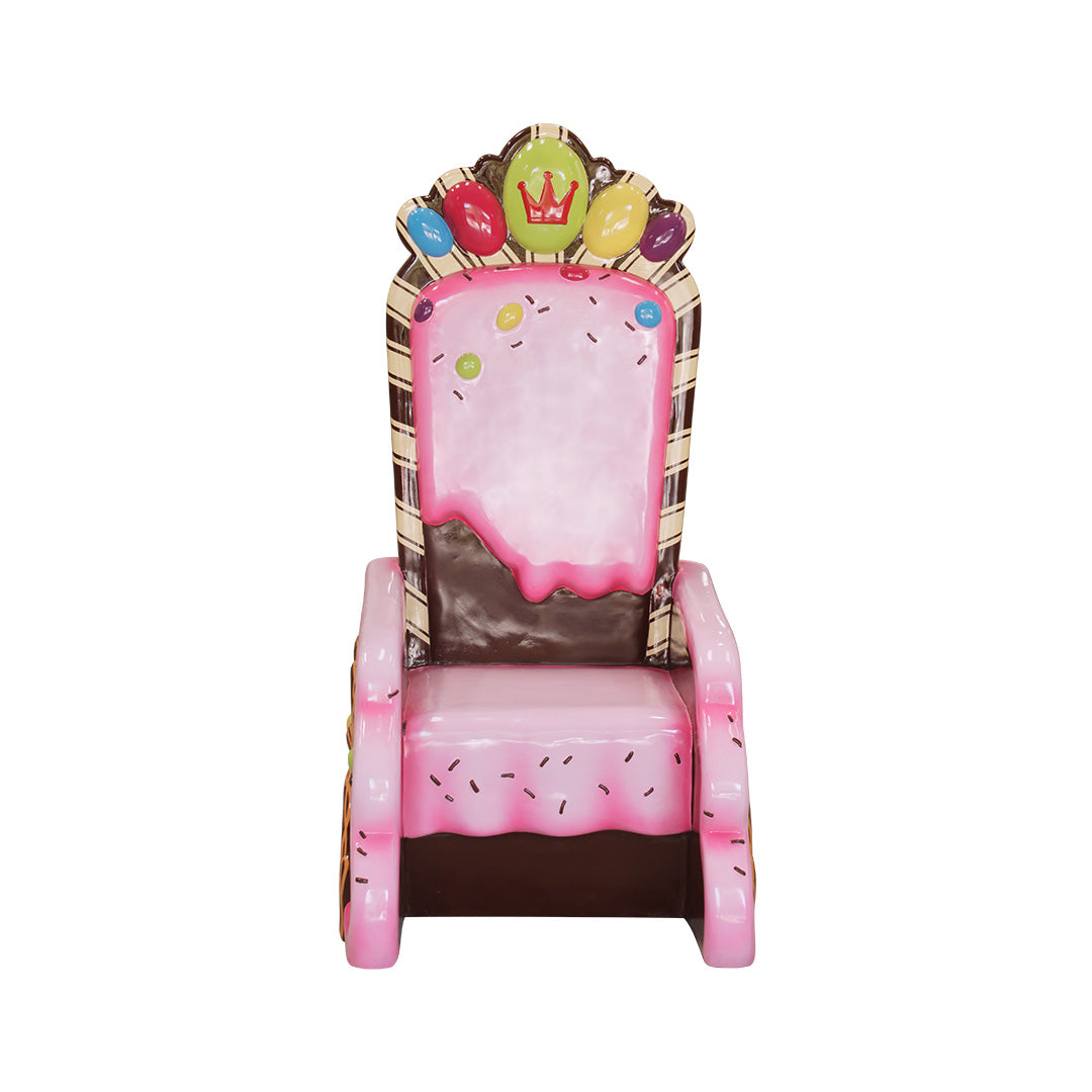 Candy Throne King Chair Over Sized Statue