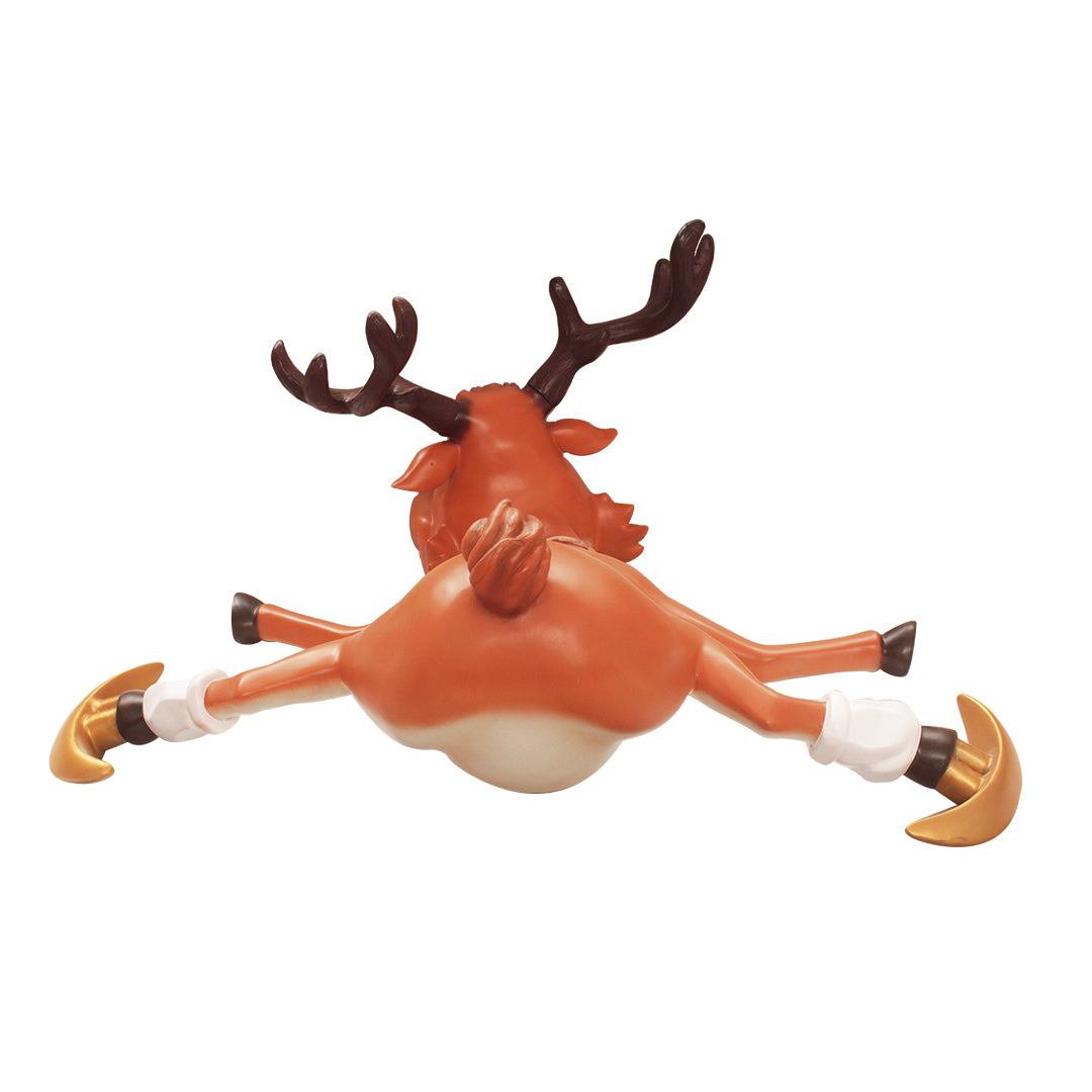 Reindeer Rudolph Skating Life Size Statue