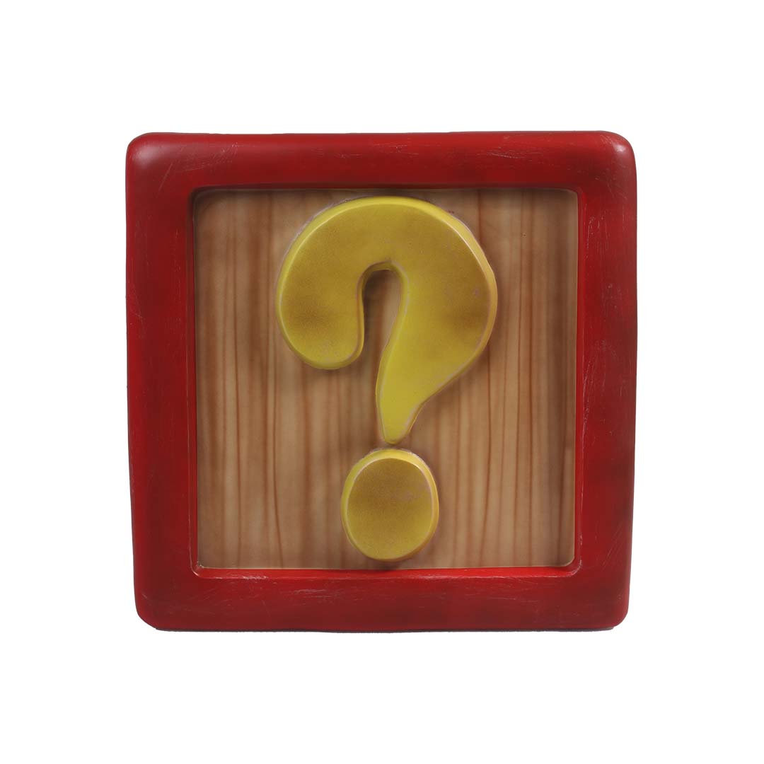 Letter Block Sides #,!,?,-,&,@ Over Sized Statue