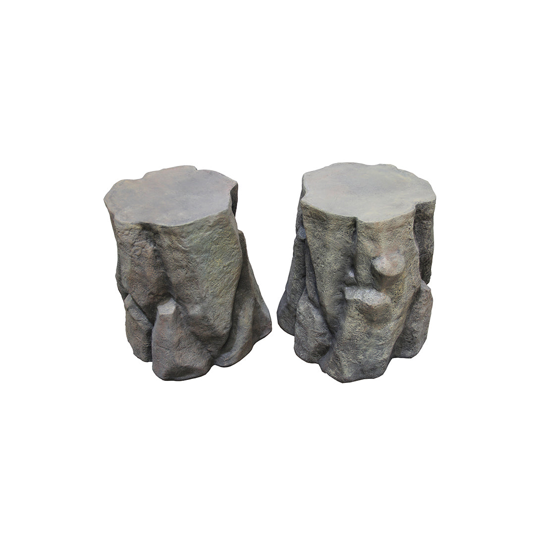 Single Stone Stool Life Size Statue