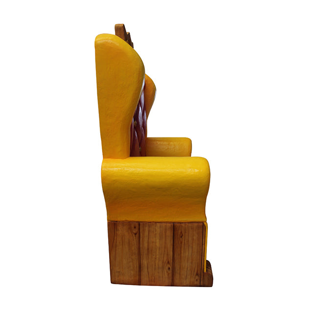 Comic Princess Throne Chair Life Size Statue