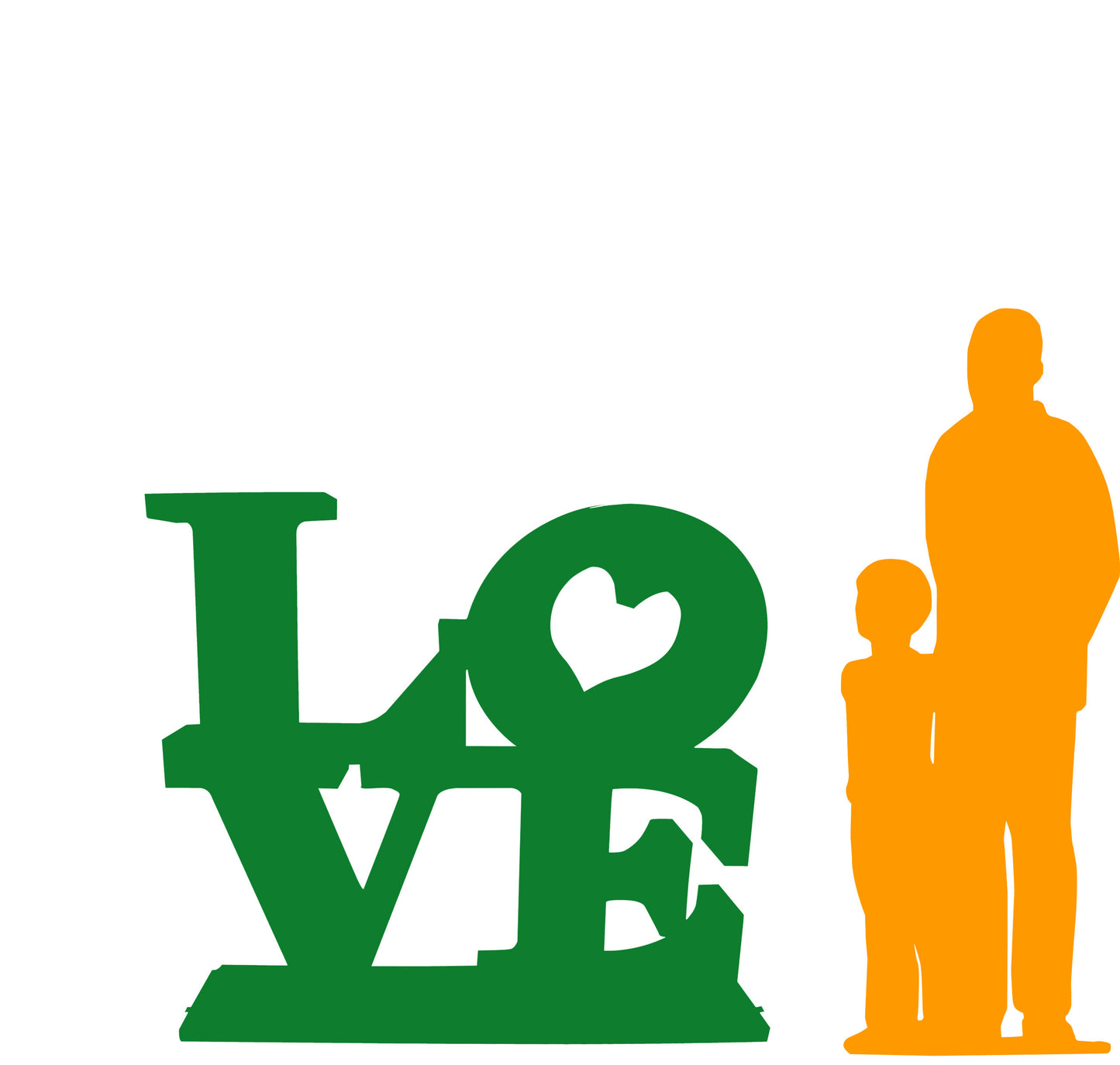 Love Sign Over Sized Statue