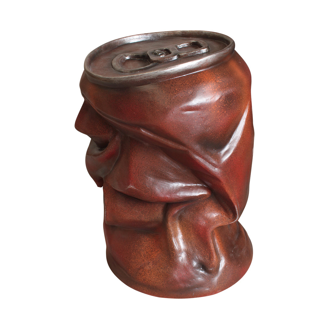Rusty Soda Can Over Sized Statue