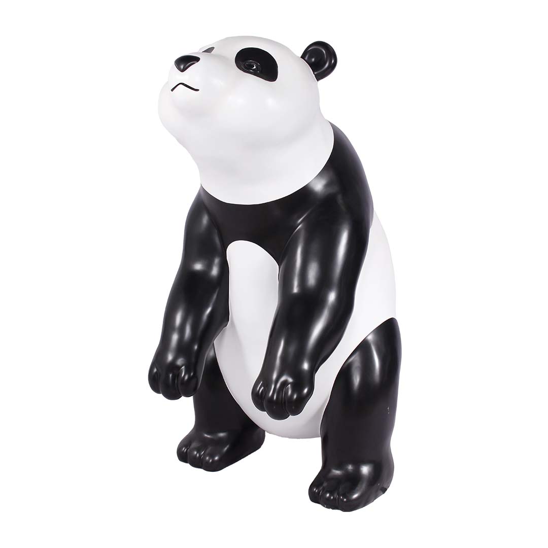 Panda Bear Mama Standing Life Size Statue