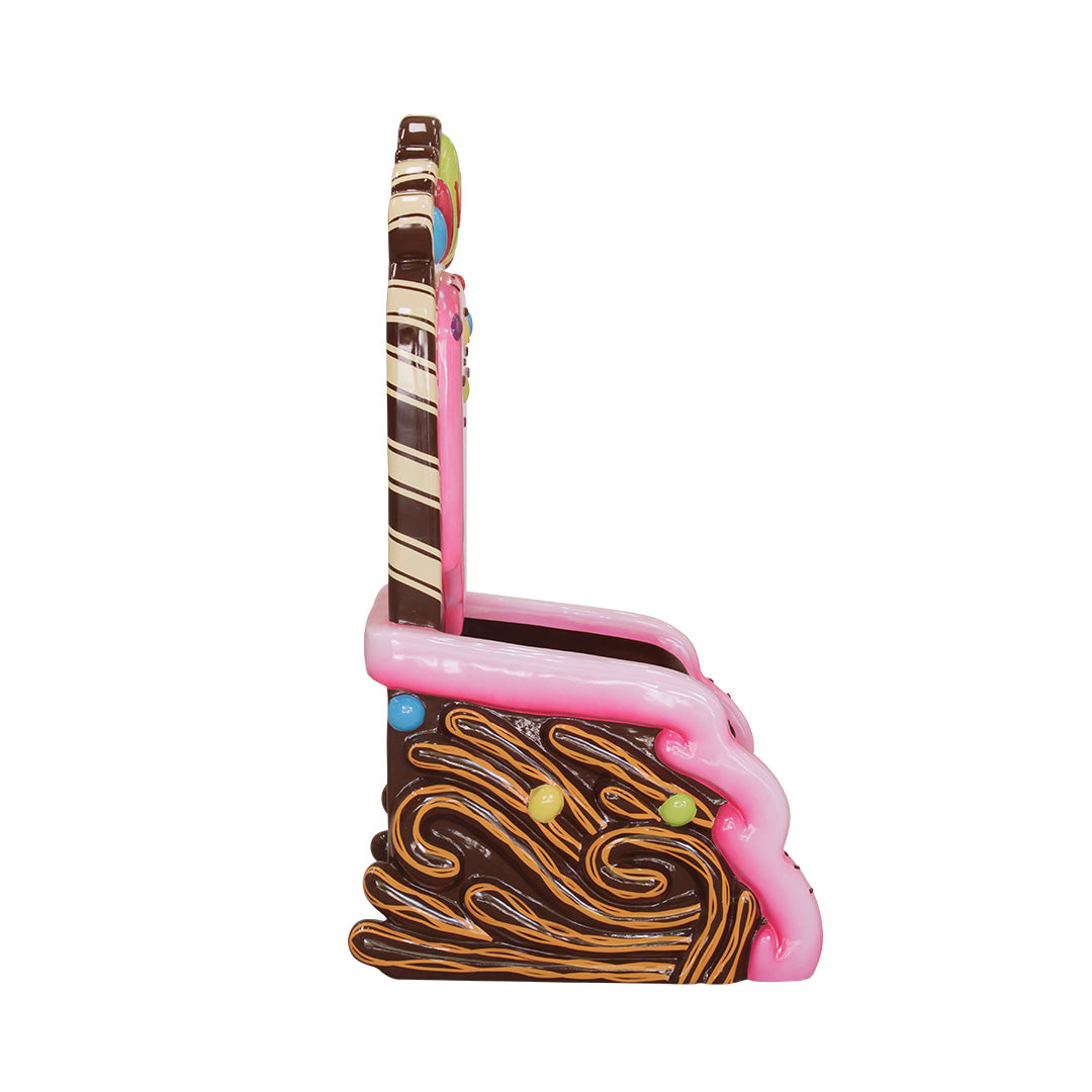 Candy Throne King Chair Over Sized Statue