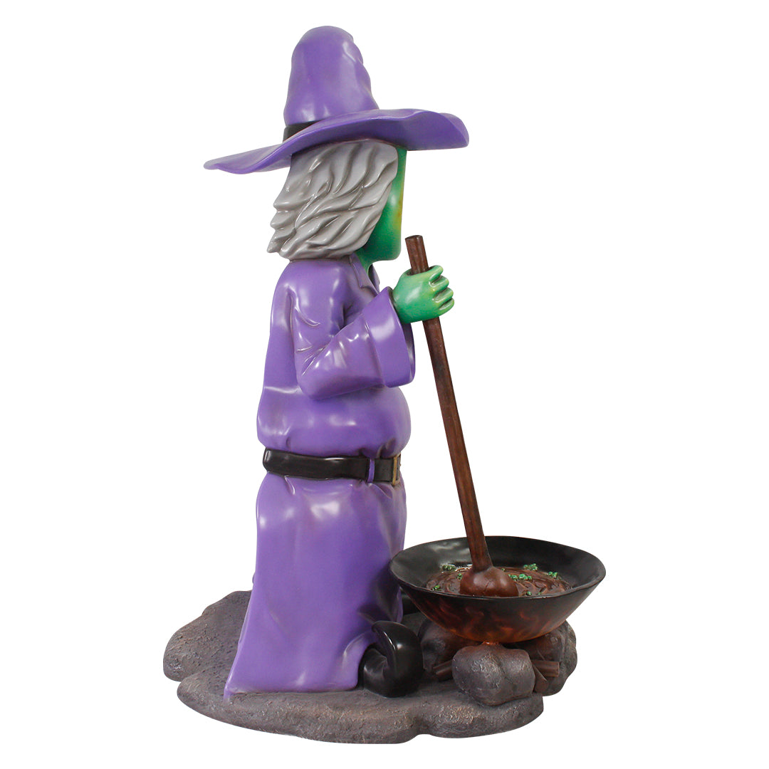 Purple Witch Photo Op Statue