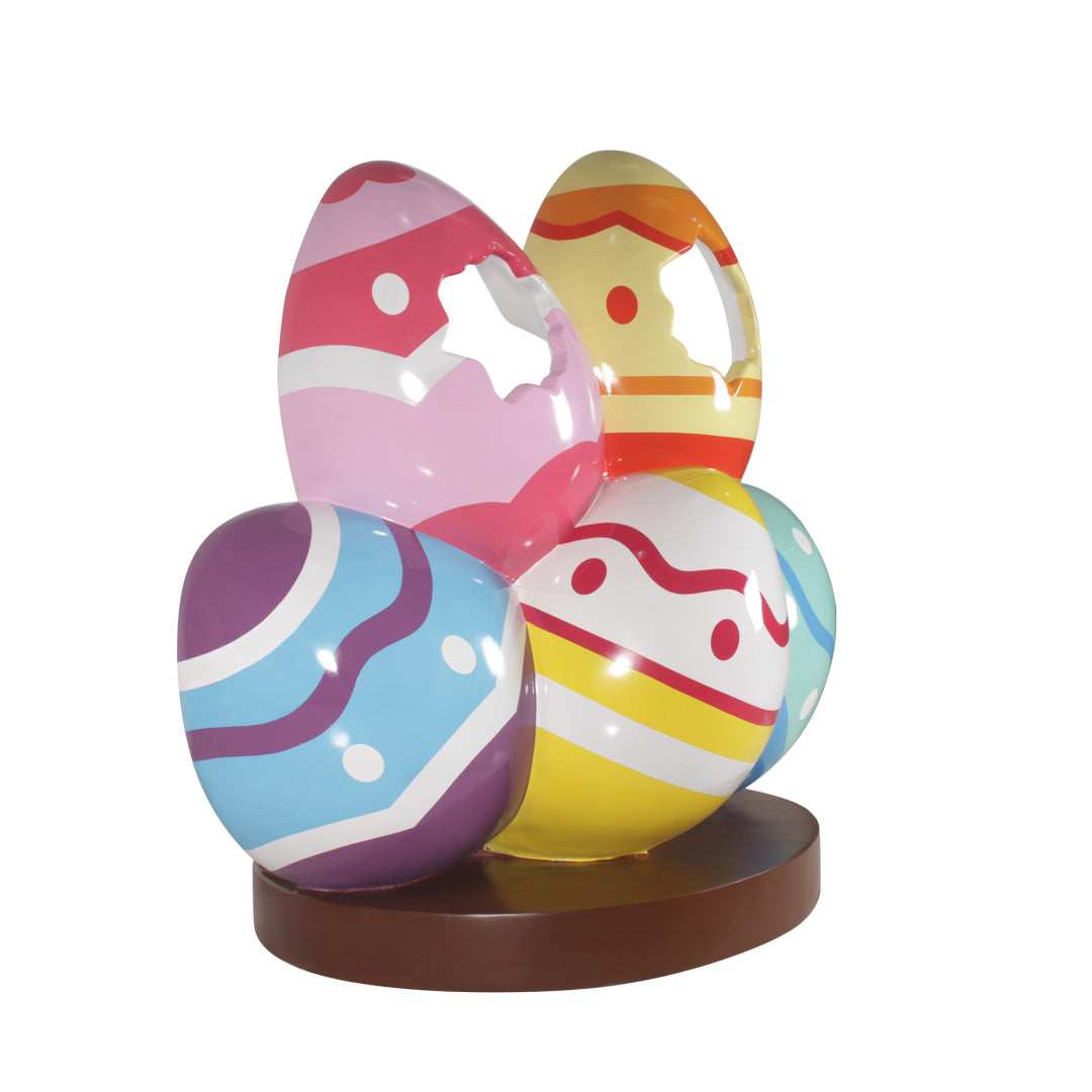 Colorful Easter Egg Photo Op Statue