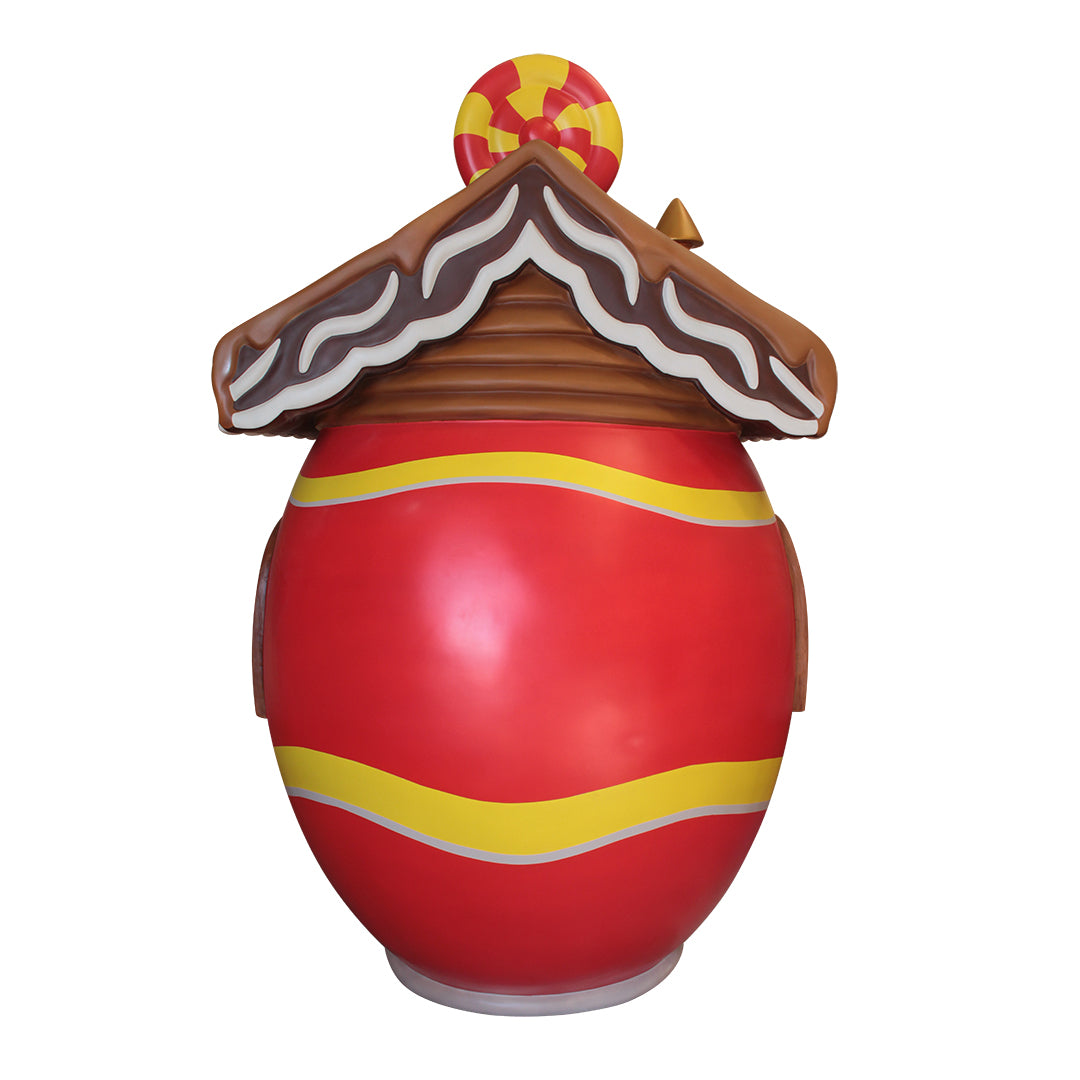Easter Egg House Over Sized Statue