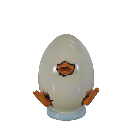 Comic Penguin Hatching Life Size Statue