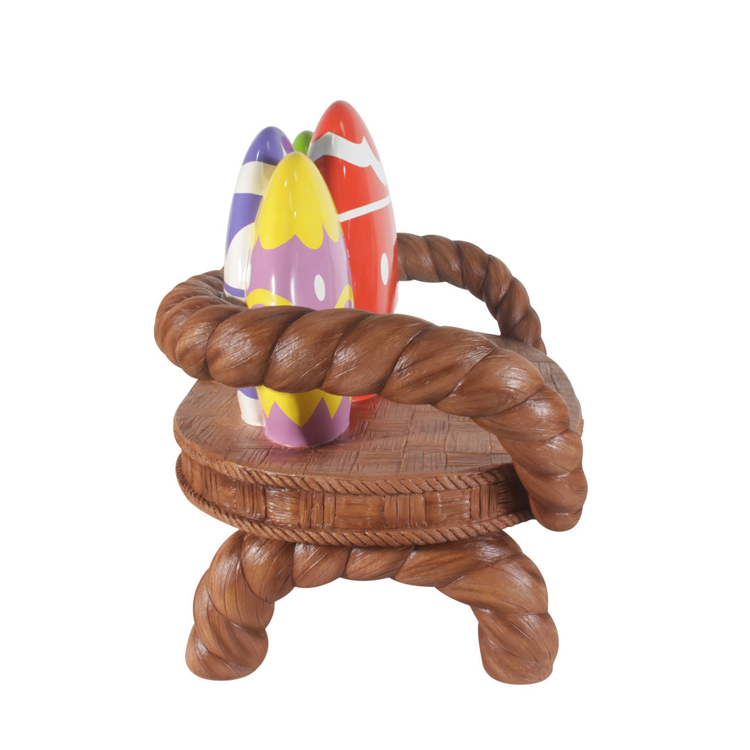 Easter Egg Bench Over Sized Statue