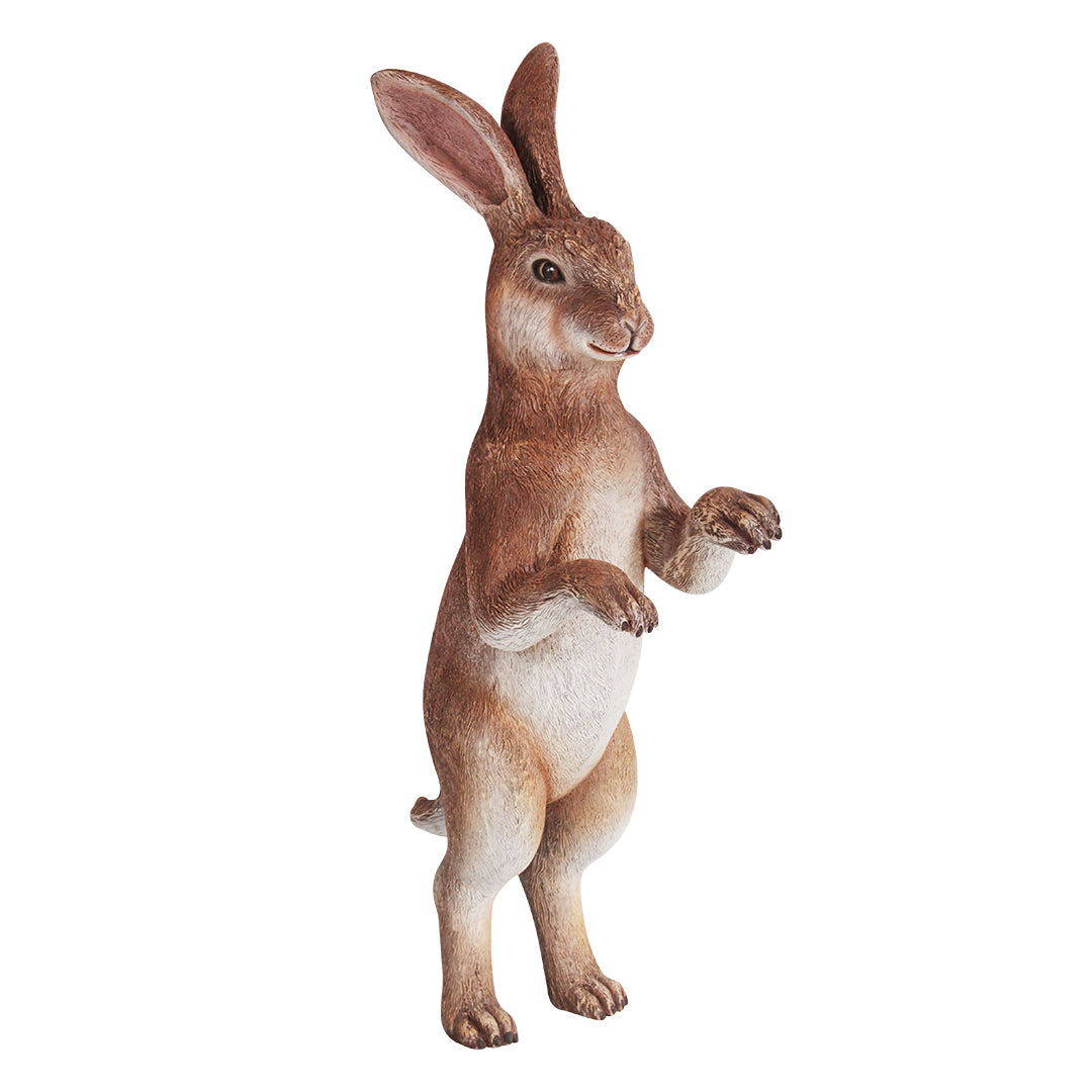 Rabbit Standing Life Size Statue