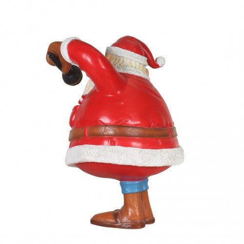 Santa Singer Over Sized Statue