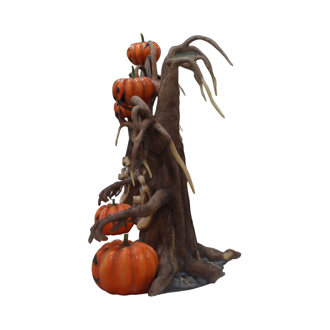 Happy Halloween Tree Archway Over Sized Statue