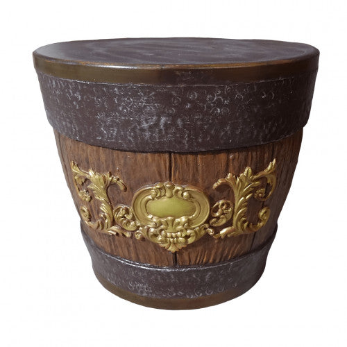 Children's Pirate Barrel Stool Over Sized Statue