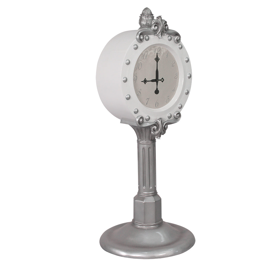 Santa Clock Life Size Statue