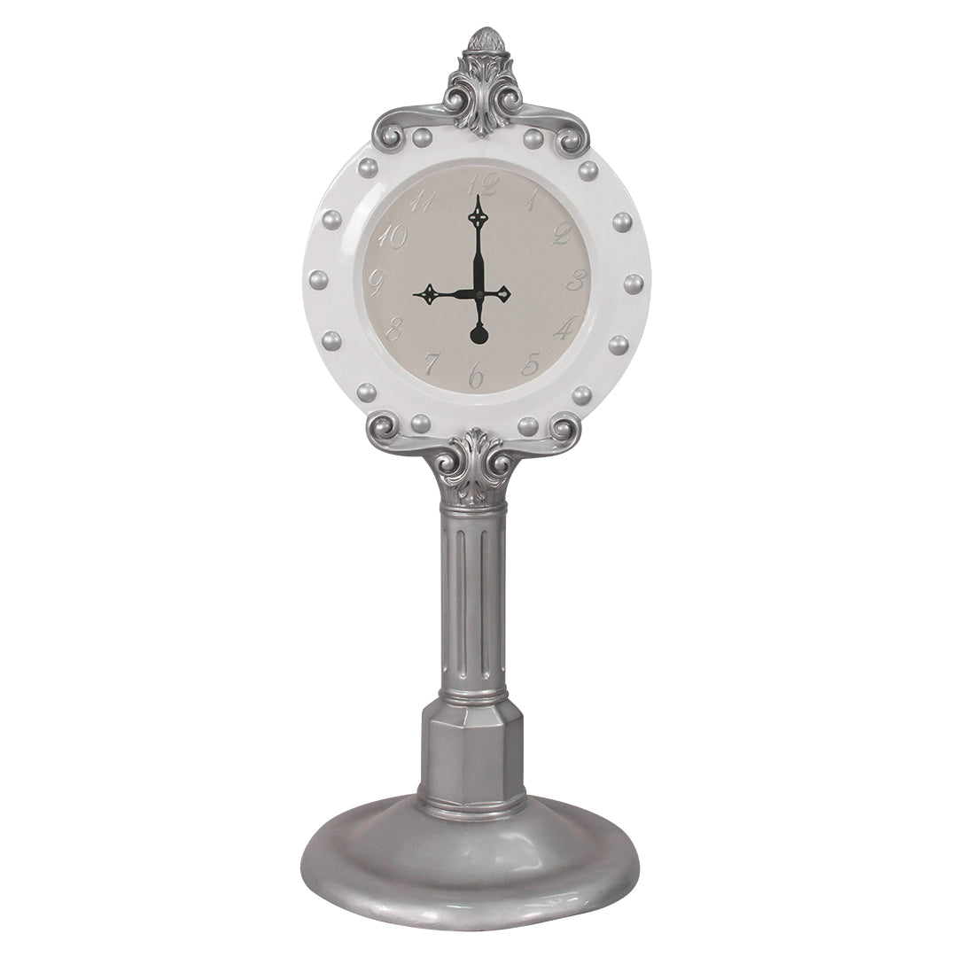 Santa Clock Life Size Statue