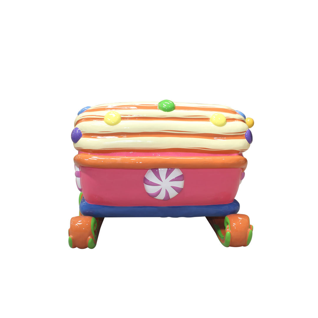 Candy Sleigh Over Sized Statue