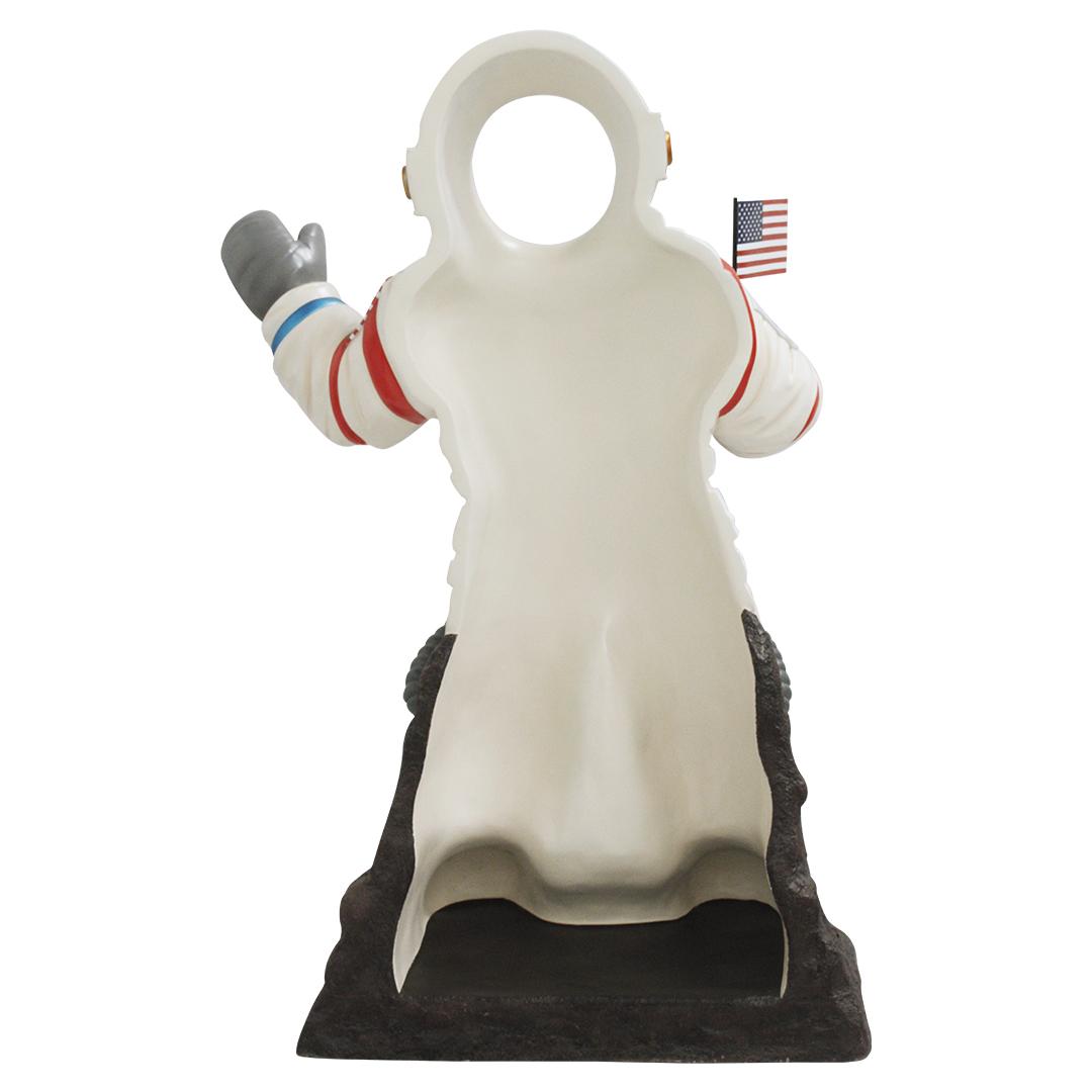 Astronaut Waving Photo Op Statue