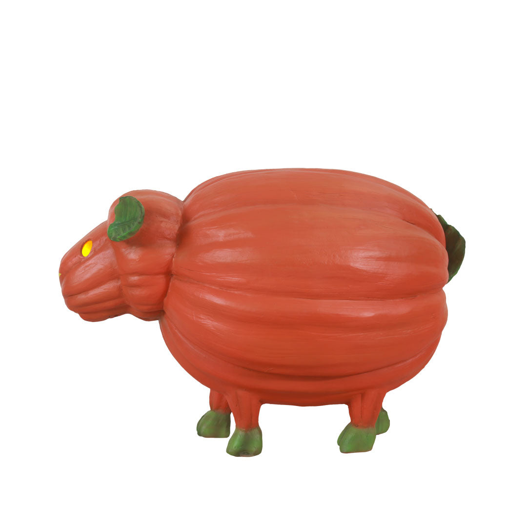 Pumpkin Sheep Light Over Sized Statue