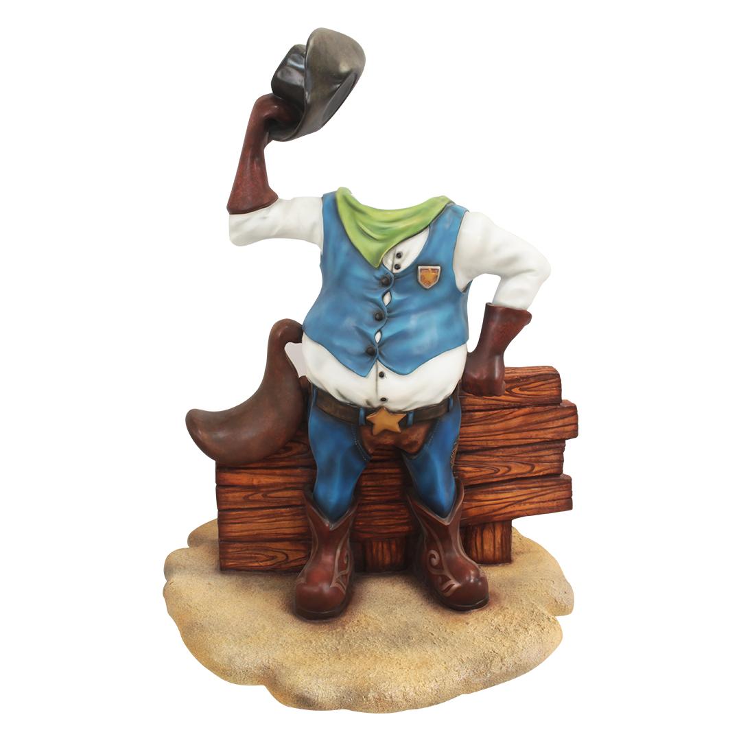 Cowboy Photo Op Statue