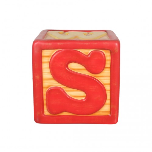 Letter Block Sides C,H,I,M,S,W Over Sized Statue