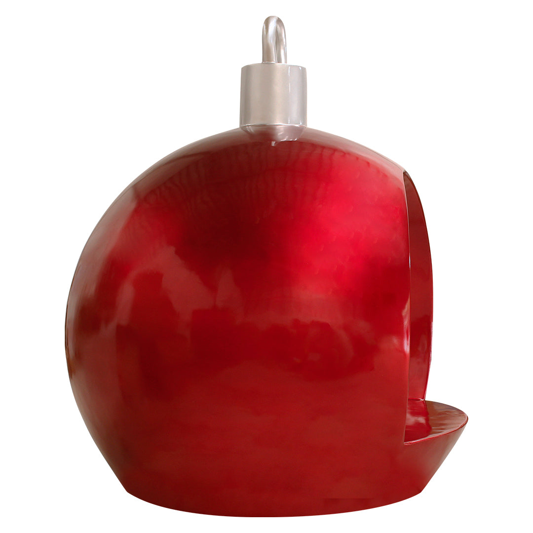 Ornament Christmas Ball Seat Over Sized Statue
