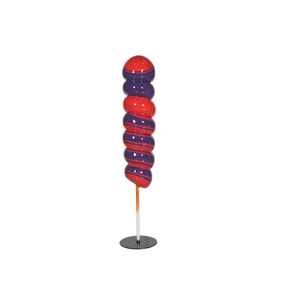 Candy Swirl Twist Pop Lollipop Over Sized Statue