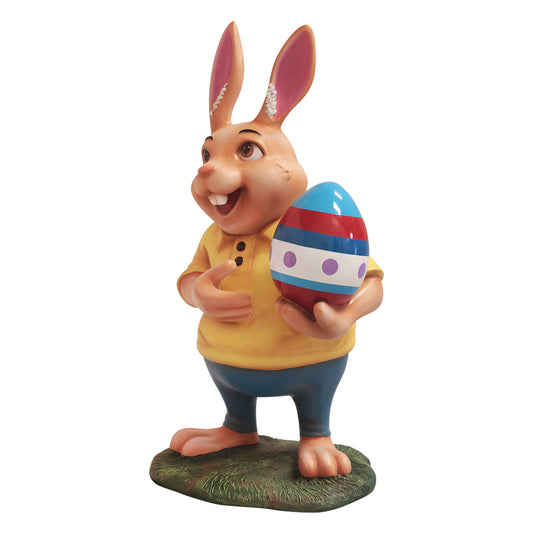 Easter Bunny Rabbit Ben Over Sized Statue