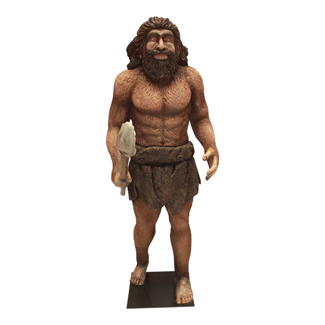 Neanderthal Cave Man Life Size Statue