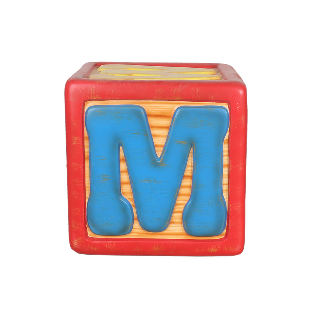 Letter Block Sides C,H,I,M,S,W Over Sized Statue