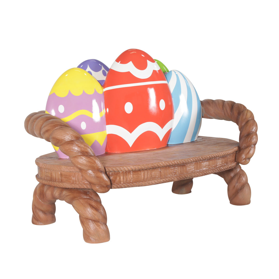 Easter Egg Bench Over Sized Statue