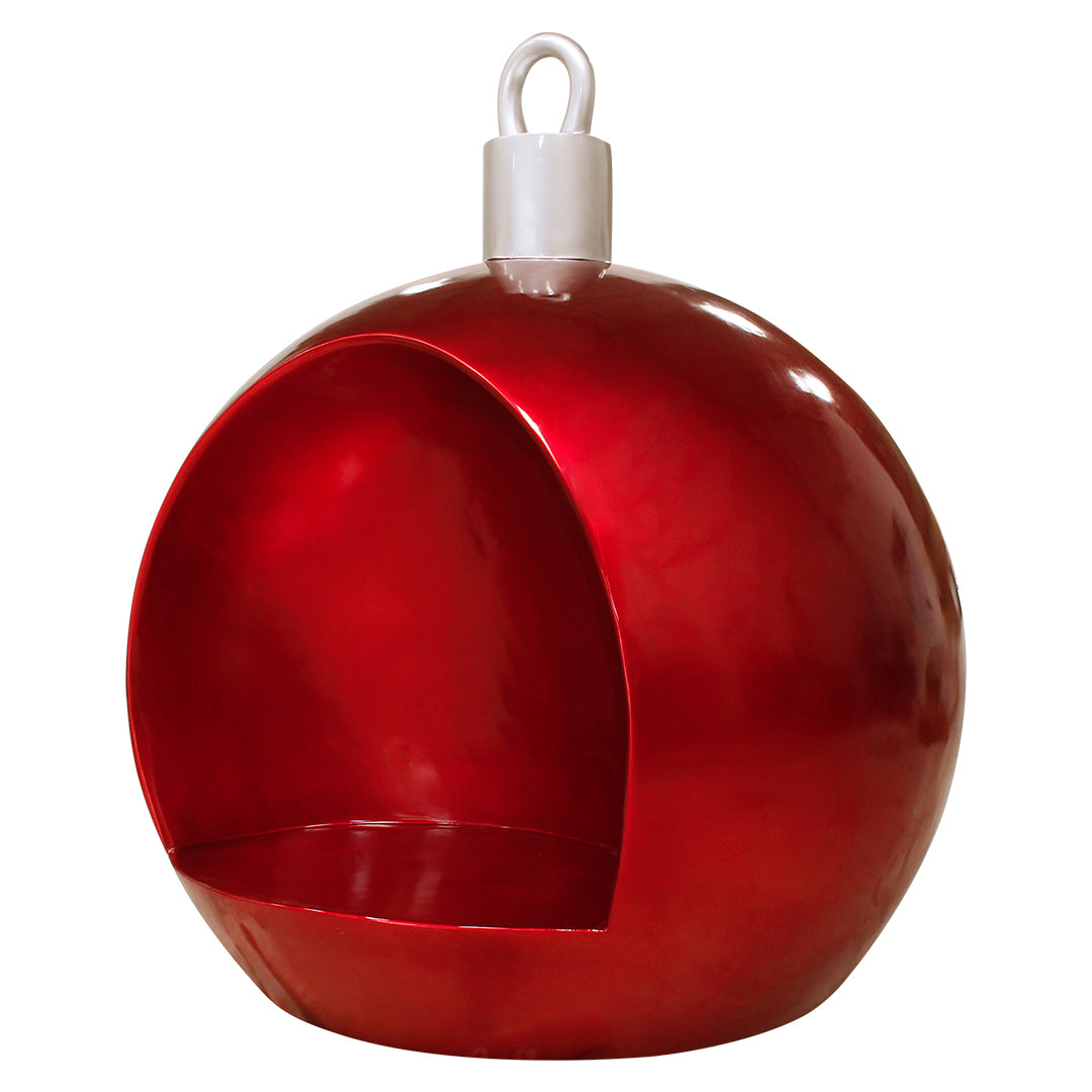 Ornament Christmas Ball Seat Over Sized Statue
