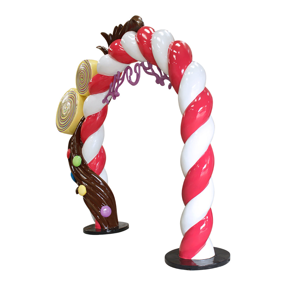 Candy Twist Chocolate Splash Archway Over Sized Statue