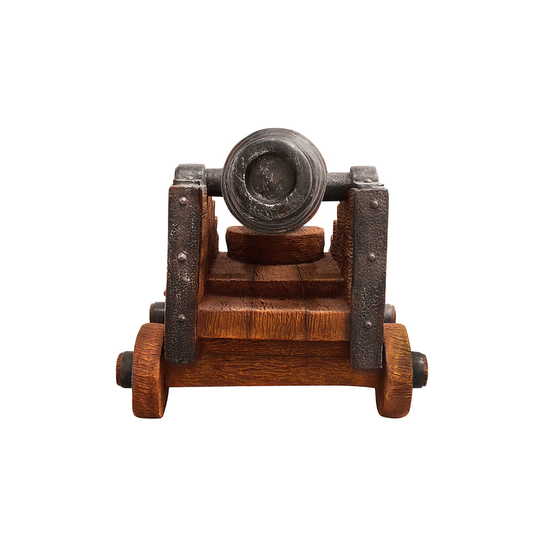 Cannon Long Life Size Statue