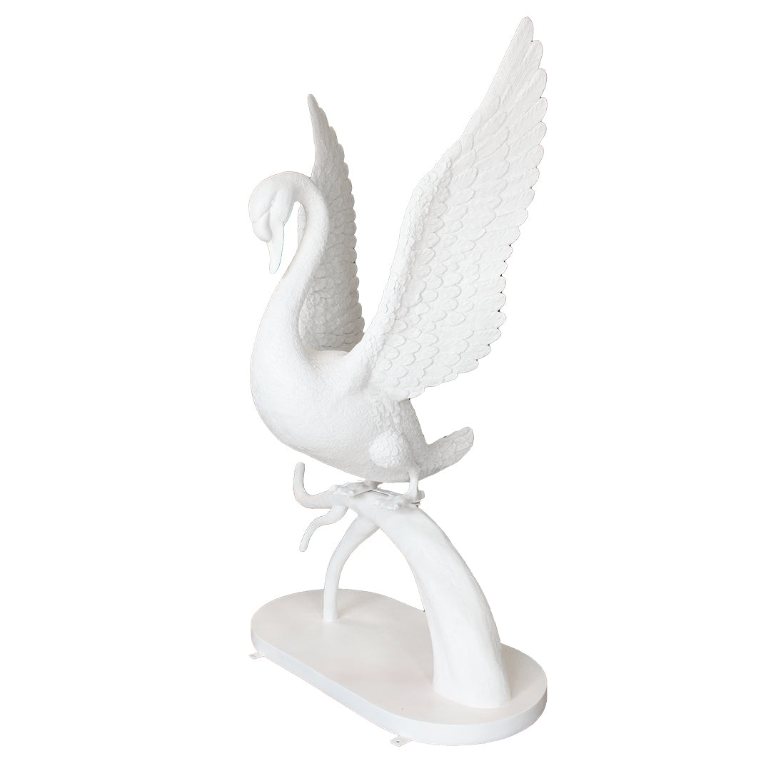Majestic Swan Female Life Size Statue