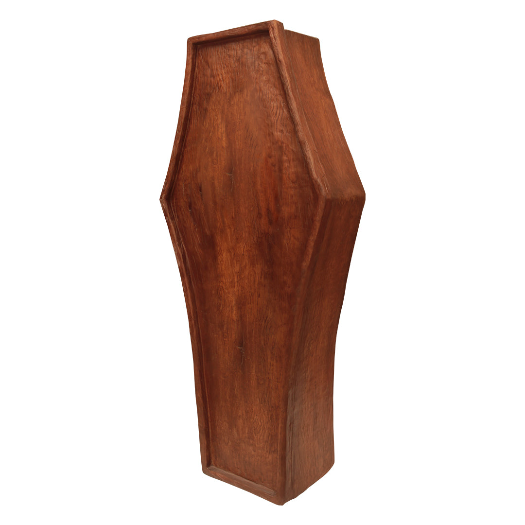 Coffin Standing Open Over Sized Statue