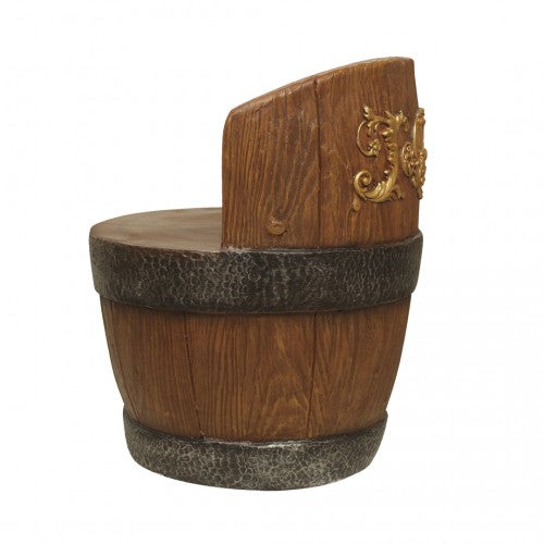 Children's Pirate Barrel Chair Over Sized Statue