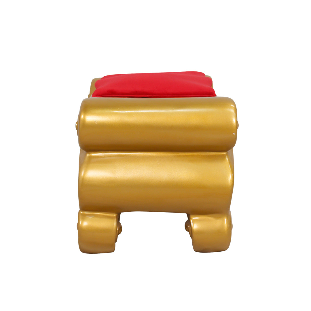Santa Footrest Life Size Statue