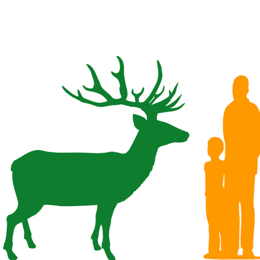 Stag Deer Life Size Statue