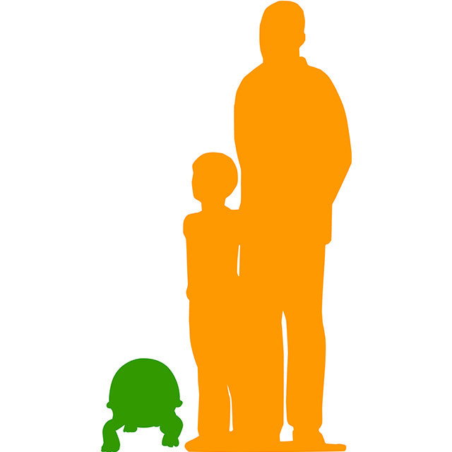 Turtle Standing Life Size Statue