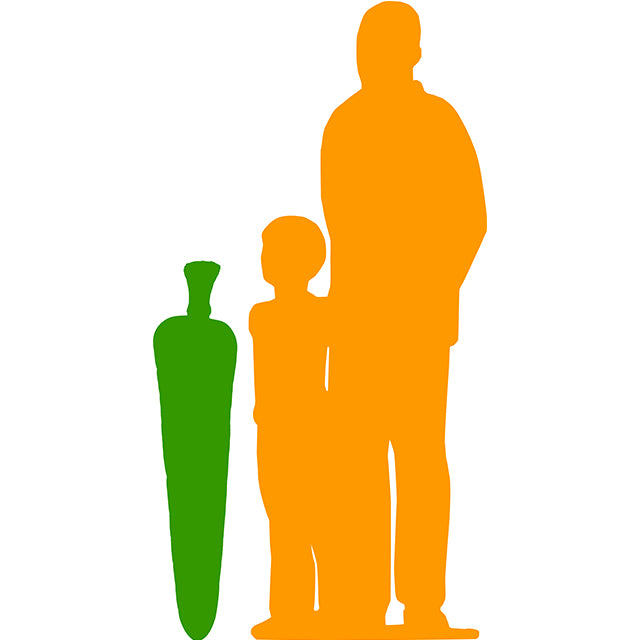 Vegetable Carrot Over Sized Restaurant Prop Resin Statue