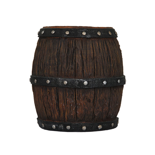 Rustic Barrel Statue