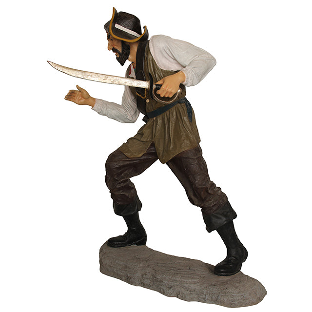 Pirate One Eye Life Size Statue